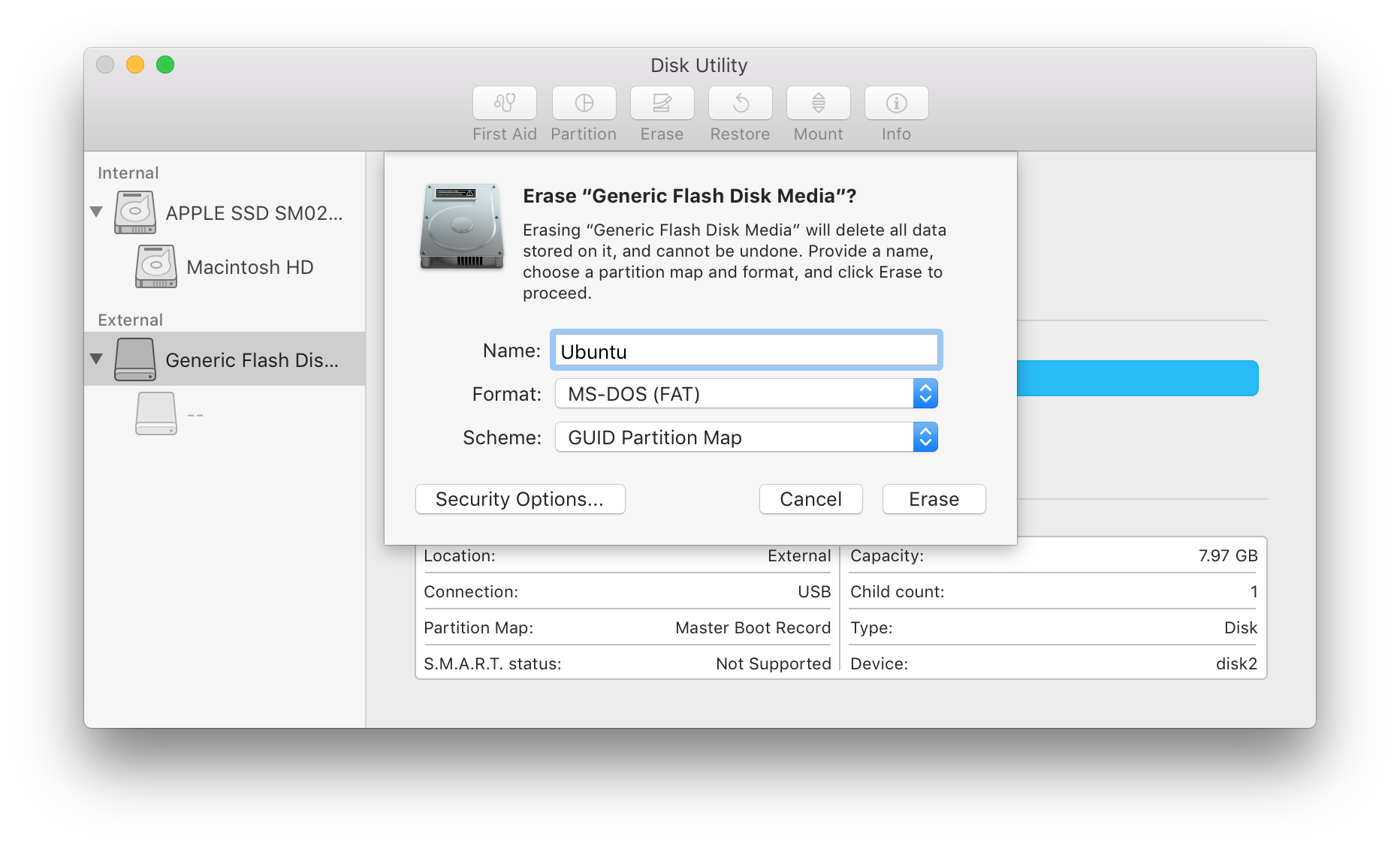 does a usb stick need to be formatted differently for mac os vs windows